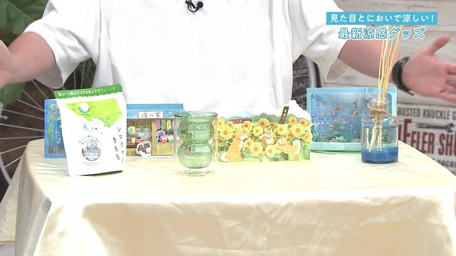 見た目と匂いで涼しい 最新涼感グッズをご紹介