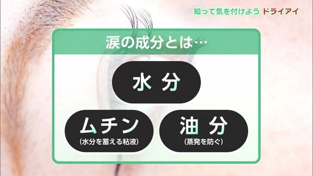 まばたきせず10秒・・・ できますか？気を付けよう「ドライアイ」