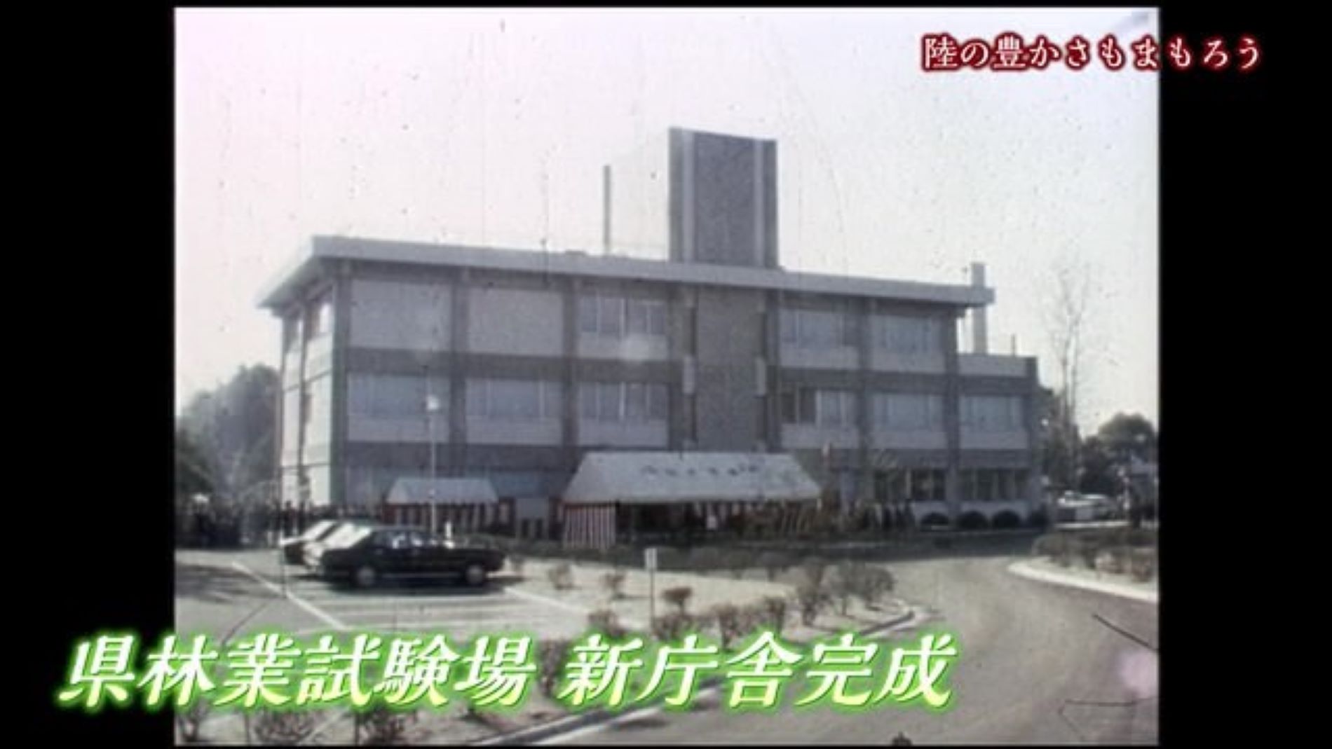 あの日へ時間旅行 県林業試験場 新庁舎完成 森林を守る活動【1979年・2021年】