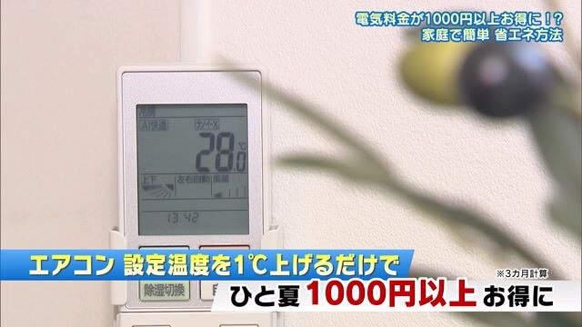 電気料金が1000円以上お得に!?家庭で簡単 省エネ・節電方法