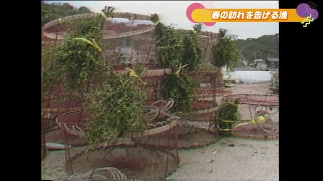 あの日へ時間旅行「コウイカ漁 網かご作り」 唐津市呼子町【1986年】