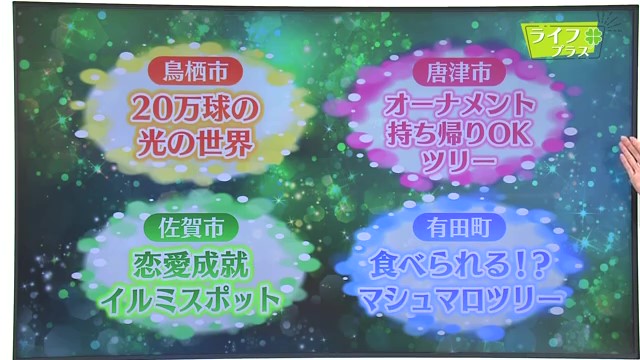 佐賀の冬を彩る！県内4カ所のイルミネーションスポットをご紹介！(鳥栖市・唐津市・佐賀市・有田町)