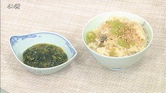 白身魚とフキの炊きこみご飯・フキ味噌