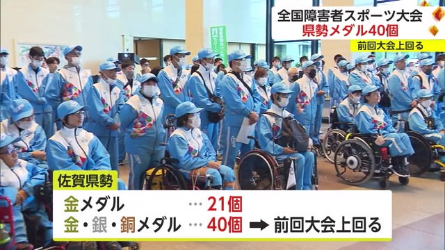 佐賀県勢のメダルは40個 鹿児島・全国障害者スポーツ大会結果【佐賀県