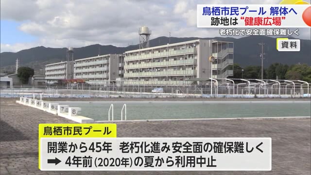 老朽化進み鳥栖市民プール解体へ 跡地は健康広場を整備する計画【佐賀県】