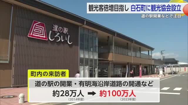 白石町に観光協会設立 観光客倍増へ向け特産品などを発信や観光スポットを案内【佐賀県】