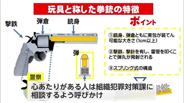 殺傷能力のある"玩具銃"を所持 銃刀法違反の疑いで50代男を検挙【佐賀県鳥栖市】