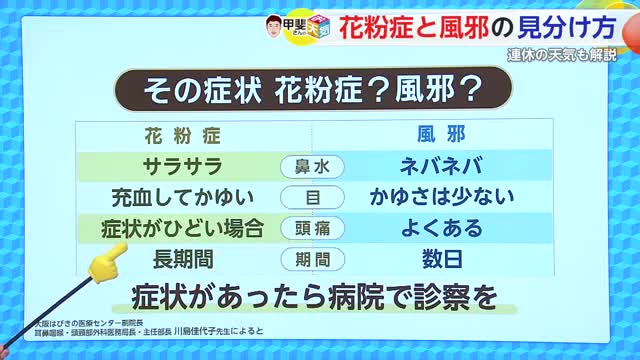 「花粉症と風邪の見分け方」今季は爆発的な飛散になると予想【佐賀県】